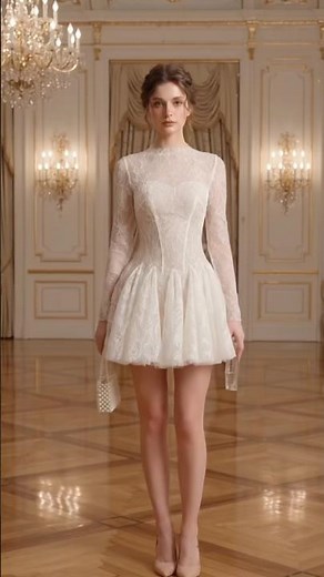 Veliana Open Back Sequin Lace Mini Dress | Quiet Luxury Cocktail Dress by Aunomay