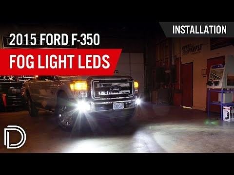 How to Install 2015+ Ford F-350 Fog Lights