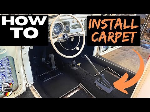 How to Install a VW Beetle Carpet Kit!