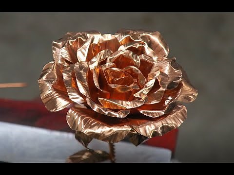 DIY Metal Rose (Copper) - Step by step
