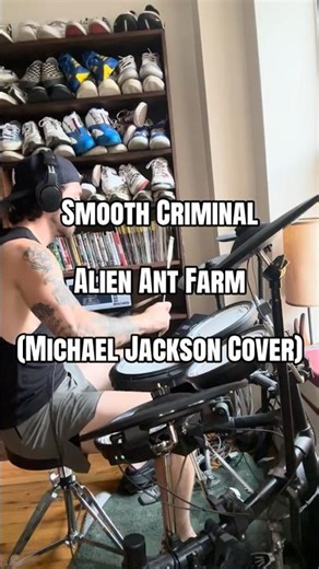 Smooth Criminal 🦹‍♂️ (Alien Ant Farm Version) #smoothcriminal #drumcover #musician