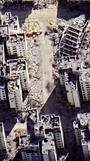 Unbelievable Google Earth Satellite Footage of the Devastated Gaza Strip