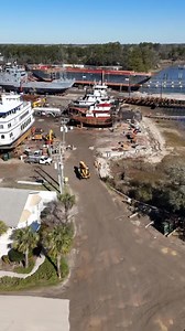 Take a trip around our Yonges Island Shipyard and see the Stevens Towing team in action. From an 820-ton Marine Travelift, among the largest in the Southeast, to our heavy-duty railways and expansive dock space, the yard is built for serious work with no width or height restrictions from ocean to dock. | Stevens Towing Company