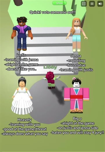 Vote Someone Out in Total Drama Roblox!