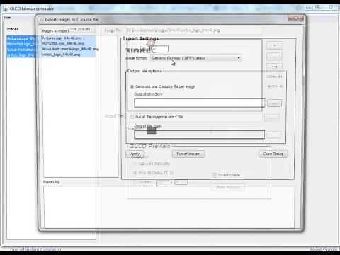 GLCD Bitmap Generator Application