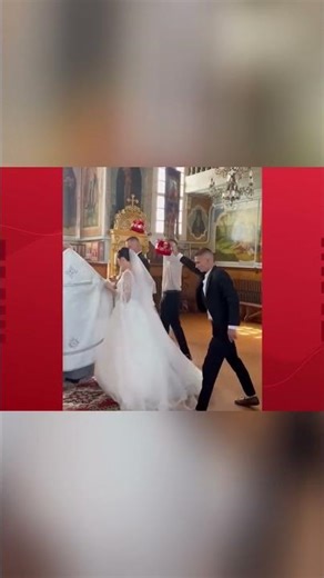 Wedding Goals? Discus Throw Gone WILD! Bride's Dress Chaos! #shorts