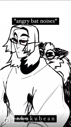 raising a giant bat for a daughter isn’t the easiest #oc #animatic #character #cat #bat #character #animation #fyp #elf