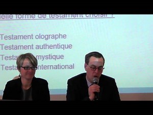 Conférence | Organiser sa succession: le testament