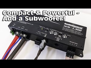 Add BASS with LIMITED SPACE! AudioControl ACM-1.300 Amplifier