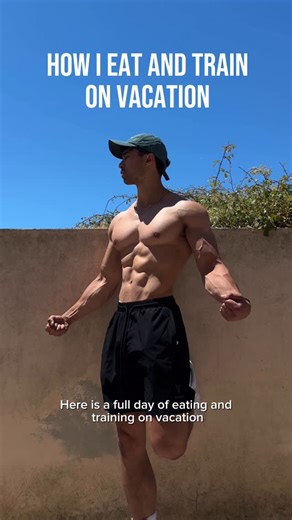 Peter Christian on Instagram: "Full steps below: This routine is the best combination that allows me to enjoy myself but also not lose any progress. I used to either lose the quality of my holiday because I’d be so focused on being meticulous with my training and eating, OR I’d lose progress because I’d indulge too much which would demotivate me when I was back home at how much progress I lost. It doesn’t have to be like that 🫡 - Train multiple muscle groups in one go (upper/lower split) - Stay