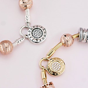 Mix and match clasps to create your own brand of style with our Signature Padlock bracelets. #PANDORA #SignatureStyle Shop bracelets: http://po.st/PadlockBraceletsAU | Pandora