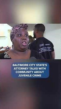 How do we solve juvenile crime? #news #crime #baltimore