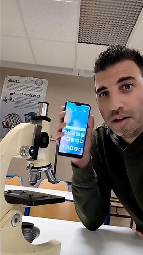 🔬 Pixels du téléphone au microscope ! #physique #science #iphone #pixel #microscope