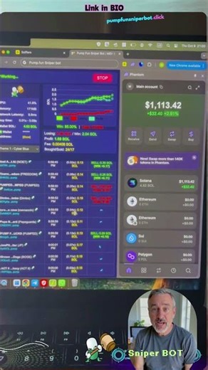 Solana Sniper Bot UI Pass Through | Pump Fun Sniper Bot Screen Navigation | Solana MEV Bot Dashboard