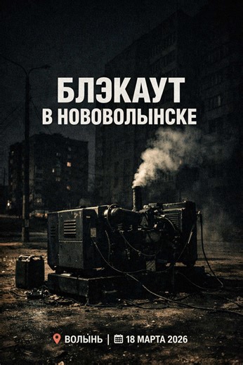 💡 ЭНЕРГООБЪЕКТ АТАКОВАН В #НОВОВОЛЫНСК 📍 Вечером 18 марта зафиксирован мощный прилет по критической инфраструктуре вблизи города #Нововолынск. В результате удара на объекте вспыхнул масштабный пожар. ⚡️ Враг применил ударный #БПЛА типа «Шахед». Повреждения оцениваются как «очень серьезные». Без электроснабжения остались более 30 000 абонентов в одном из районов области. 🛡 Мэр города Борис Карпус подтвердил критическую ситуацию: город полностью обесточен, возникли серьезные перебои с водой. В 