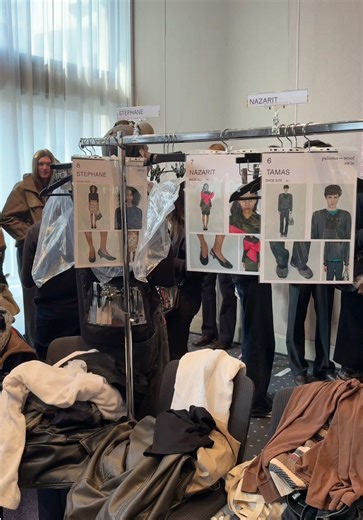 bts of the FW26 paris show for Paloma Wool 🙈 a time was had #fyp #pfw #fashionweek #bts #palomawool