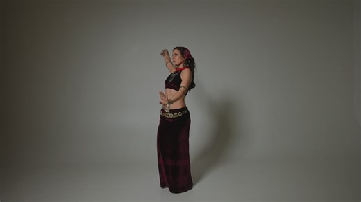 Young woman moving her body slowly in a dance  - Free Stock Video