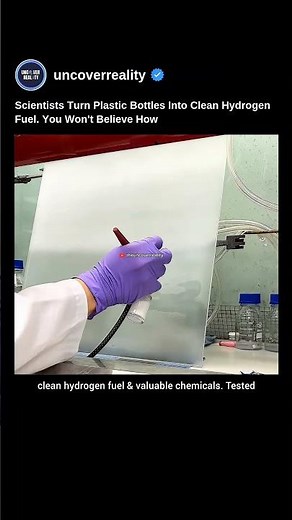 Scientists Turn Plastic Bottles Into Clean Hydrogen Fuel. Here's How #tech #shorts #chemistry
