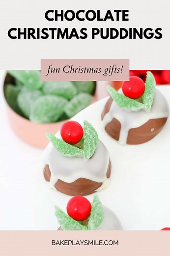 Chocolate Christmas Puddings