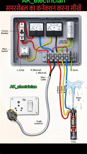 Don't Mess Up! Submersible Connection Guide A Wiring a submersible pump? Don't take any risks#👆🏾😮💯🪛🧐