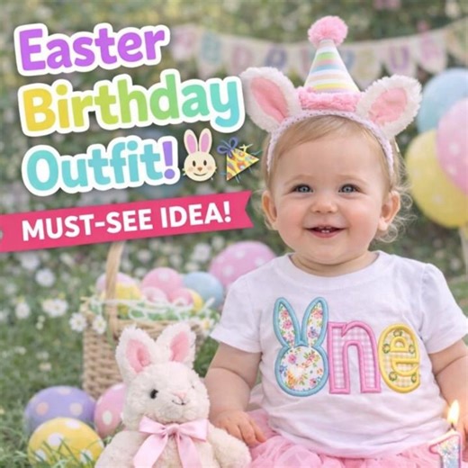 Bunny ONE Applique Embroidery Design 🐰 Easter First Birthday Shirt Tutorial & Stitch Out