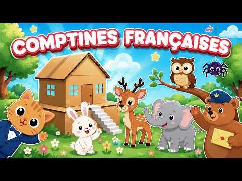 🌈 Top 30 Min Comptines Françaises | Chansons Éducatives et Karaoké pour Enfants