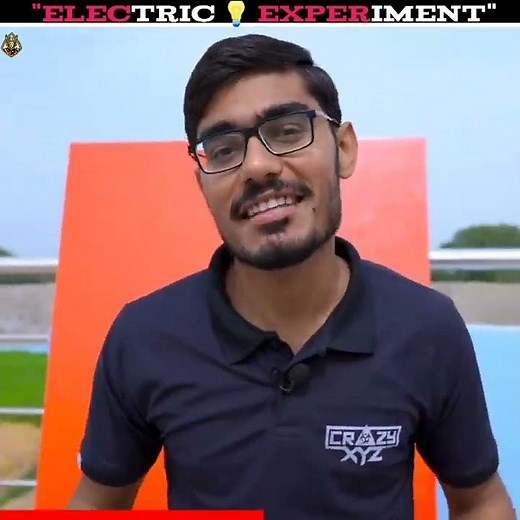 Electric 💡Experiment by Crazy XYZ..#shorts #ytshorts #crazyxyz #crazyxyznewvideo #shortsfeed