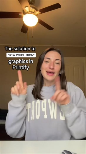 Getting a “low resolution” graphic warning in @Printify!! Fear not friends! Here’s an easy fix that so you can get clear, crisp designs moving forward 💚✅ Questions?? Drop em in the comments below! #printifypartner #printifyhacks #printifytoetsy #printifyhelp #printondemandbeginner #etsyprintondemand #printifytshirtsdesign #printondemandapparel #printifyhelp #etsytipsforbeginners #designwithme #printifyetsyshop