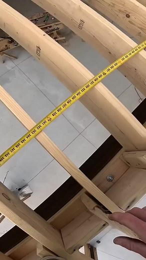 one way to find square on a roof that has no right angles #carpentry #construction #framing-001 | Crystal House