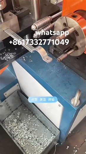 Kitchen utensil support flat pipe clamping machine made in China#device #hardware engineering