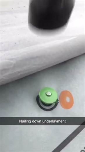 Nailing down cap fasteners