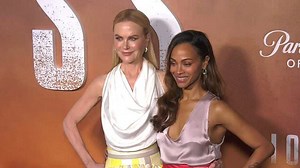 Zoe Saldana and Nicole Kidman at Lioness season two premiere