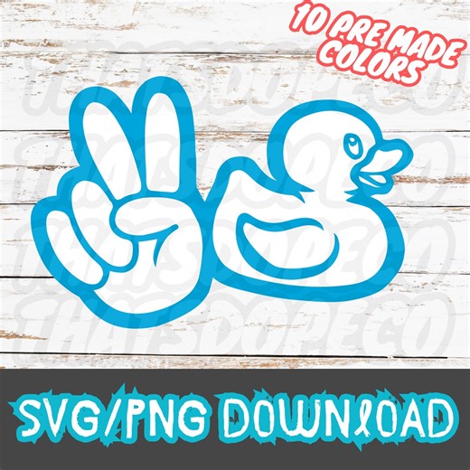 Offroad Wave Duck for Jeep SVG/PNG 10 Pre Made Colors, Vector Cricut - Etsy