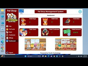 Pet Shop Management System in (C#) #coding #csharp #programming #software #code #design #python