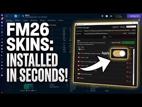Easily Install FM26 Skins in SECONDS With The Skins Manager