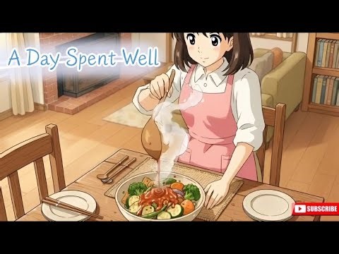 A Calm Day of Cooking & Chores 🌿 Relaxing Anime Kitchen Story
