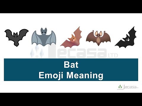 Bat Emoji 🦇 Meaning | Learning Emojis