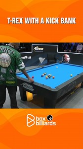 479K views · 2.6K reactions | T-rex with a kick bank 沈沈沈 | Box Billiards | Facebook