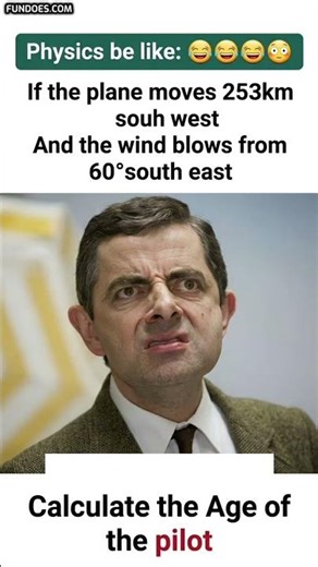 Physics Be Like 🤯 | Find the Pilot’s Age 😂$ #physicsconceptsbyalisir