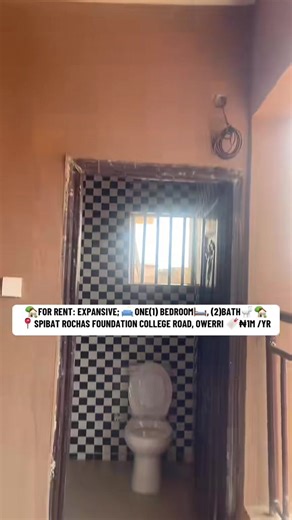 Expansive 1-Bedroom Apartment for Rent in Owerri