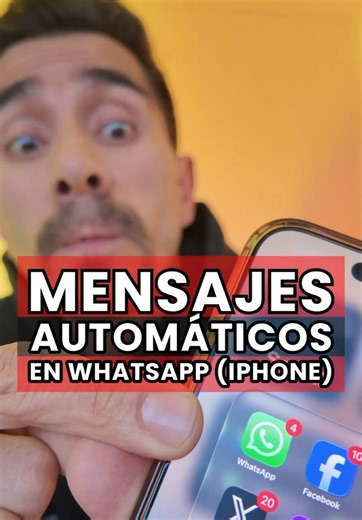 CÓMO PROGRAMAR MENSAJES DE WHATSAPP EN IPHONE PASO A PASO 📱 ¿Sabías que puedes programar mensajes de WhatsApp en tu iPhone sin usar apps externas? En este video te muestro cómo hacerlo usando la app Atajos de iOS, ideal para enviar tu mensaje de Año Nuevo automáticamente a la hora exacta ⏰🎆. #WhatsApp #TrucosWhatsApp #iPhone #Ivanosio #IvanosioTechTips