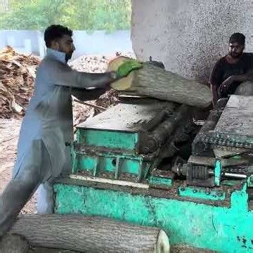How Raw Wood Logs Become Thin Plywood: Inside a Plywood Factory (Full Process)
