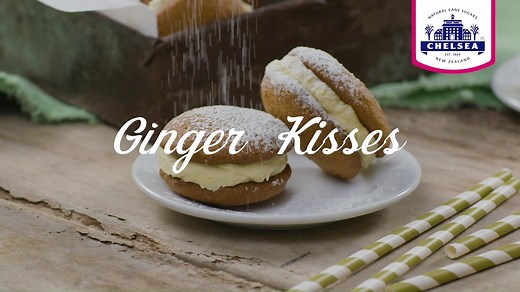 Whose day will you brighten with these delightful ginger kisses? They are the perfect tea-time treat or after dinner indulgence. Find the recipe here: https://www.chelsea.co.nz/browse-recipes/ginger-kisses1/ | Chelsea Sugar