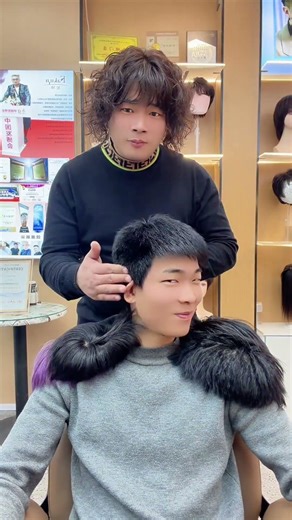 No hairstyle, no friends # Best hair salon in Huaibei # Private customized wigs in Huaibei