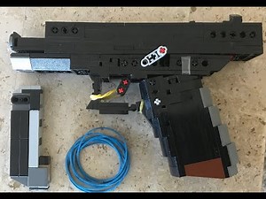 Lego Semi-Auto Blowback Glock 18c - Mechanism Tutorial