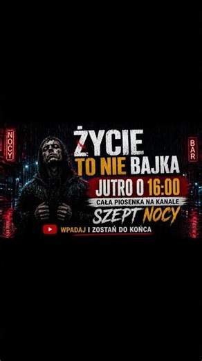 ŻYCIE TO NIE BAJKA 🔥 JUTRO O 16:00 | Szept Nocy #shorts