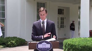 "Let me be very clear: I did not collude with Russia..." Jared Kushner gives statement outside of the White House. | NBC News