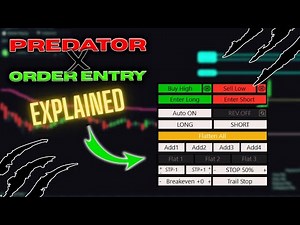 Quick Guide To The Predator X Order Entry - NinjaTrader Chart Trader Tool