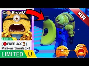 🔥MY NEW MINION SIMULATOR GAME ON ROBLOX WITH FREE UGC!🔥