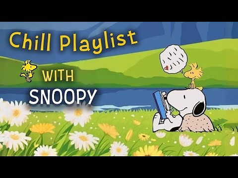 【Playlist】Chill with Snoopy ★ feelin' good today! | Jazz Snoopy Playlist | Reading Calm Relaxing
